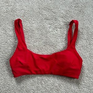 Aerie Red Bikini Top